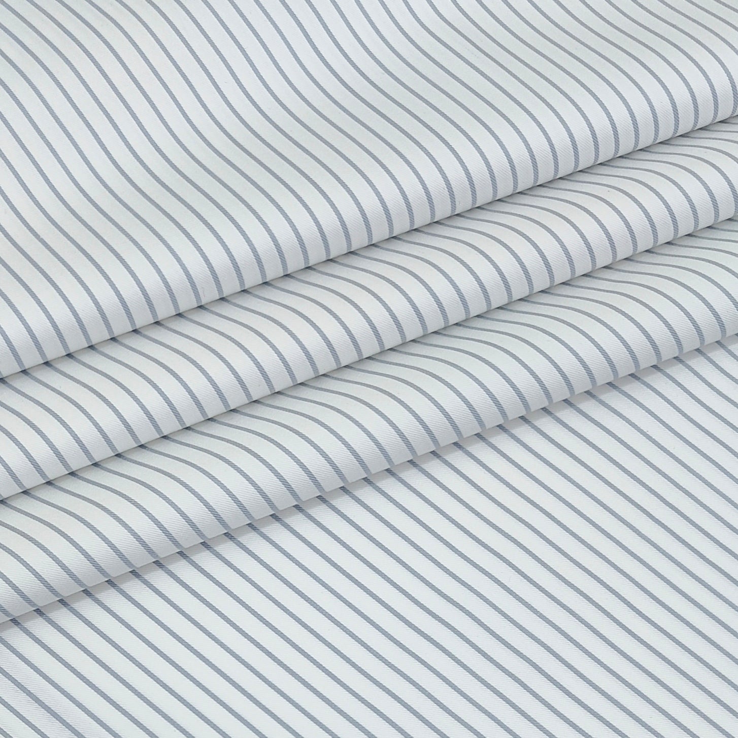 Shirt Fabric Donear LA Finish Premium Giza Cotton Bengal Stripe Colour Grey N White